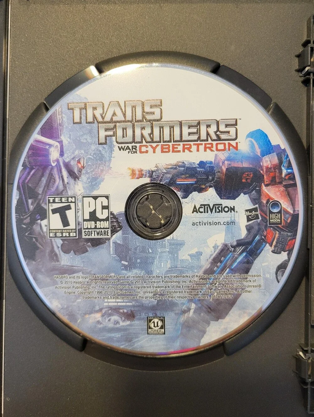 Transformers: War for Cybertron PC Game – Complete in Box (CIB) with Key Code